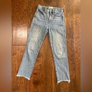 Madewell Light Blue Straight Leg Jeans